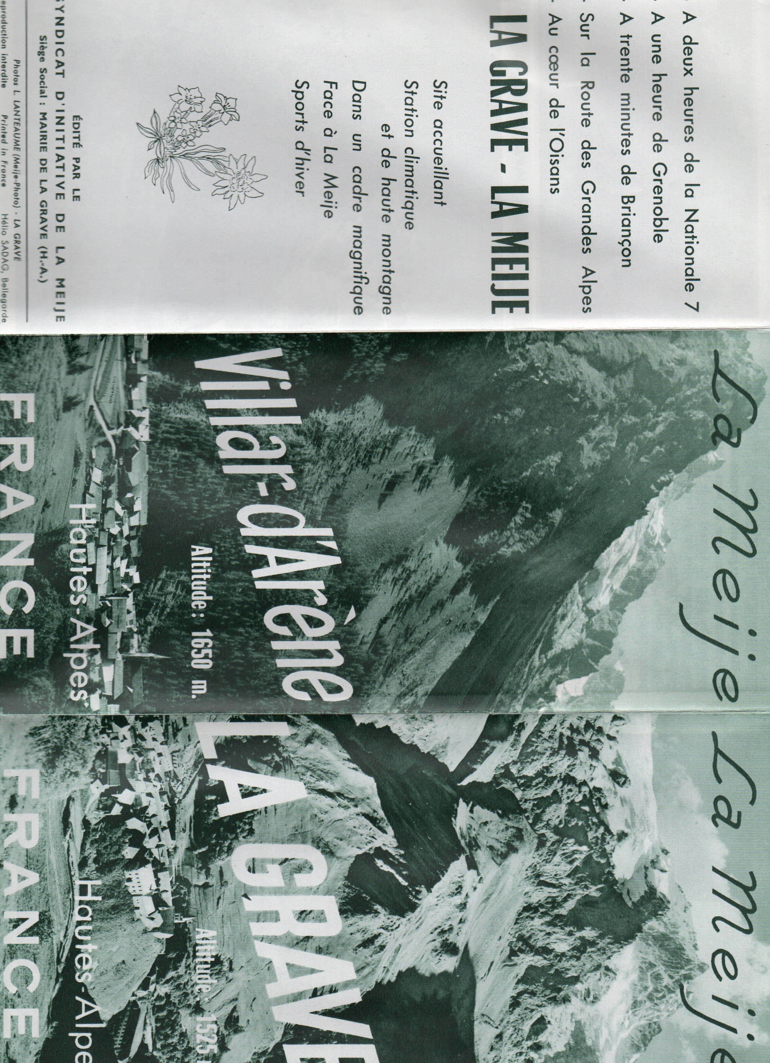 Prospectus original datant de 1967. Enfant, j'adorais celui-ci que je trouvais différent des autres par sa couleur verte